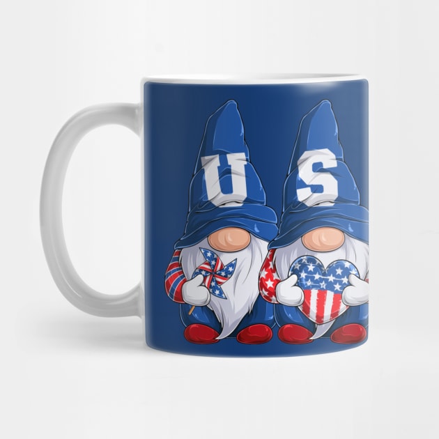 July 4th USA Gnomes by HolidayBug